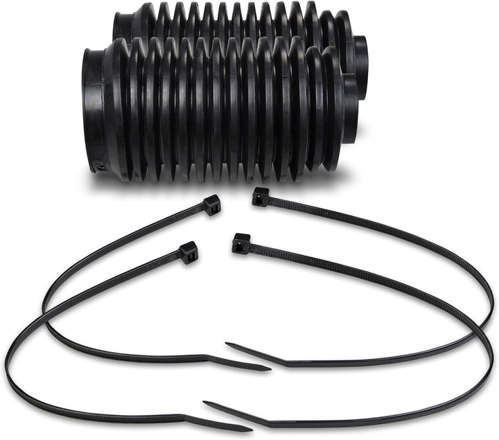 BESTPRICE 2x Spurstange vorne links & rechts, 1x Lenkmanschettensatz Kompatibel mit VW TRANSPORTER T