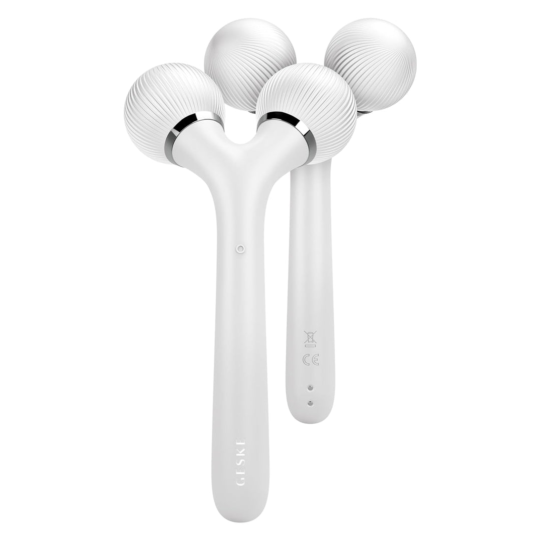 GESKE | SmartAppGuided™ Sonic Facial & Body Roller | 4 in 1 | Dermaroller | Gerät für Gesicht und Kö