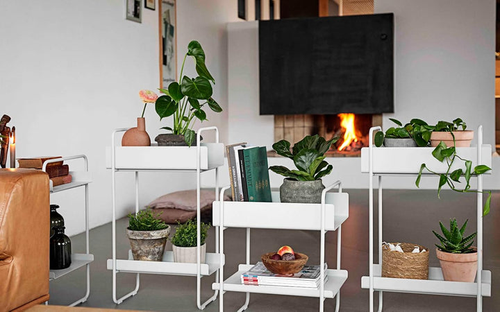 Zone Denmark A-Console Table Konsolentisch, Beistelltisch und Dekotisch aus Metall, Schmal, 48 x 24,