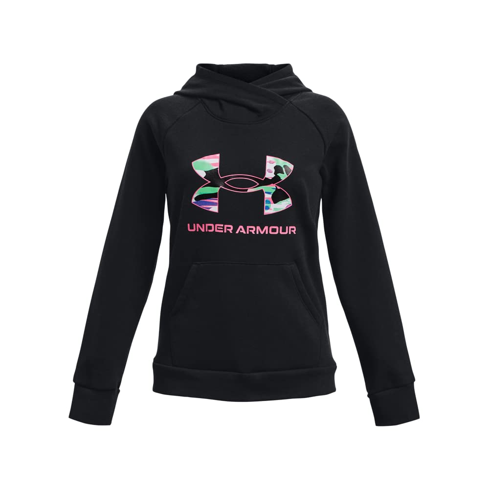 Under Armour Rival Fleece Kapuzenpullover Kinder XS Schwarz, XS Schwarz