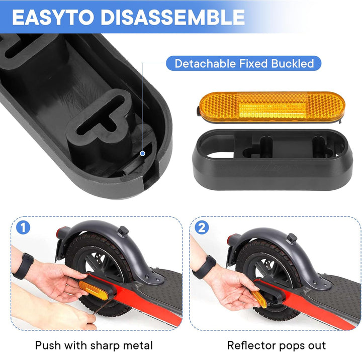 Elektroroller Heckkotflügel，Scooter Schutzbleche für Xiaomi M365 Pro2/Pro/1S/Essentia, Elektroroller