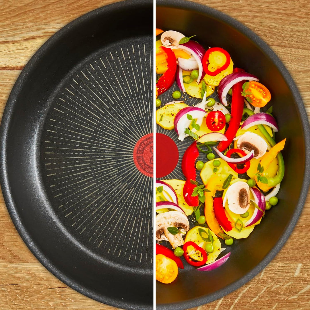 Tefal Ingenio Preference On Kochgeschirr, 3-teilig, Edelstahl, Induktion, stapelbar, platzsparend, T