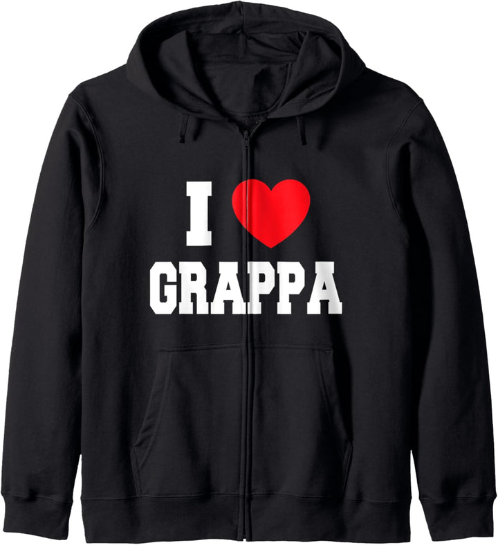 I Love Grappa Kapuzenjacke