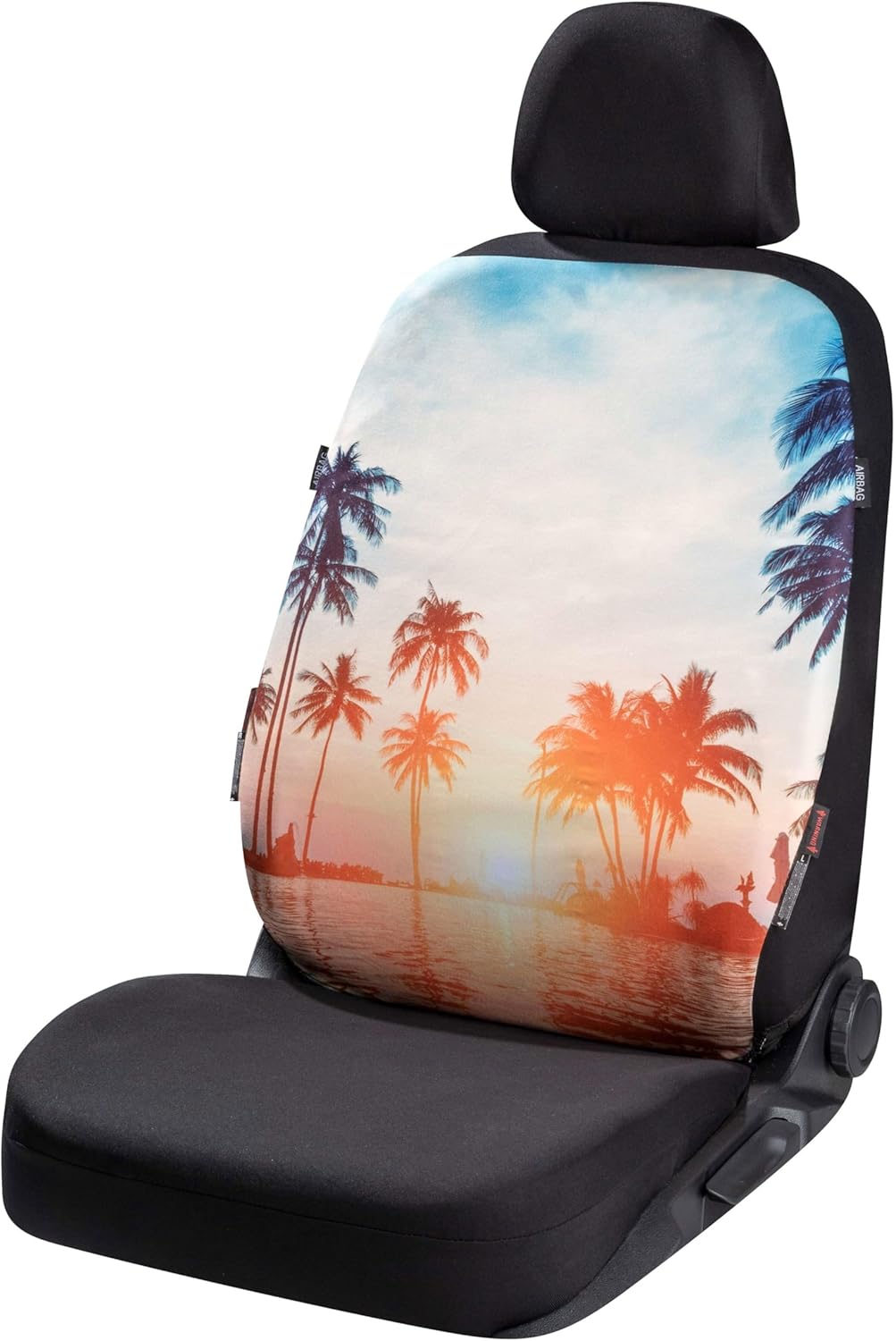 Walser Autositzbezug Beach, 1 Vordersitzbezug, Universal PKW-Einzelsitzbezug, Auto-Schonbezug Beach-