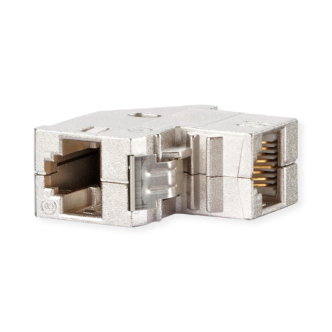 BTR 10 x E-DAT modul Kupplung 88 90 Cat. 6 vorder- und rueckseitig RJ-45 Buchse