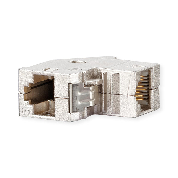 BTR 10 x E-DAT modul Kupplung 88 90 Cat. 6 vorder- und rueckseitig RJ-45 Buchse