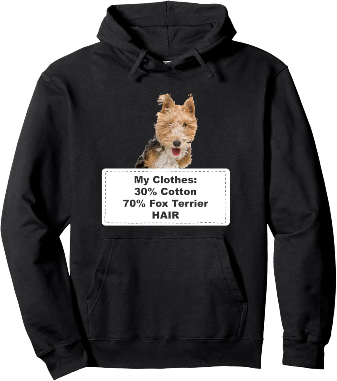 Funny Shedding Dog Fox Terrier Pullover Hoodie