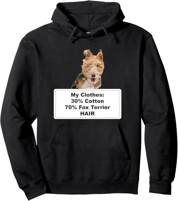 Funny Shedding Dog Fox Terrier Pullover Hoodie