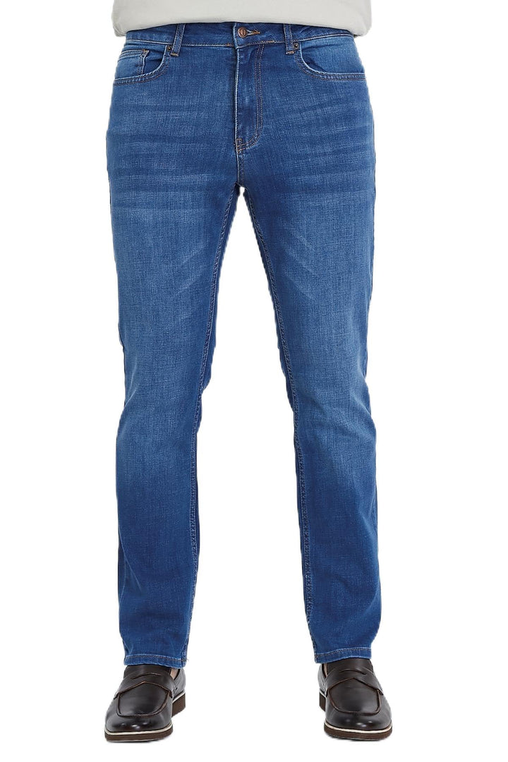CEDY DENIM - Herren Jeans Regular Fit, Stretch Jeanshose, Herren High Waist, Straight Cut, Basic Was