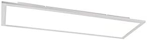 Qazqa - Modern Deckenleuchte I Deckenlampe I Lampe I Leuchte Stahl I Silber I nickel matt 80 cm inkl