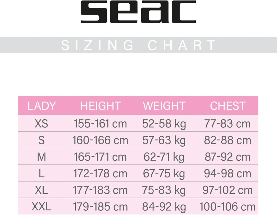 Seac Damen Feel Lady Ultra-elastischer XS, XS