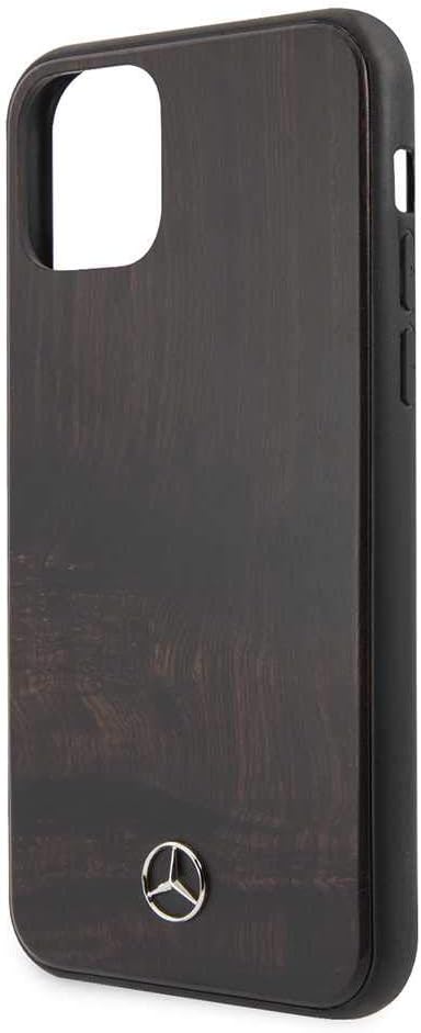 Mercedes-Benz Hülle aus der Wood Line Rosewood Serie für iPhone 11 Pro Max, braun, MEHCN65VWOBR