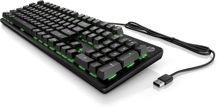 HP Pavilion Gaming Tastatur 500 (LED Beleuchtung, mechanische Red-Switches, QWERTY Keyboard Layout,