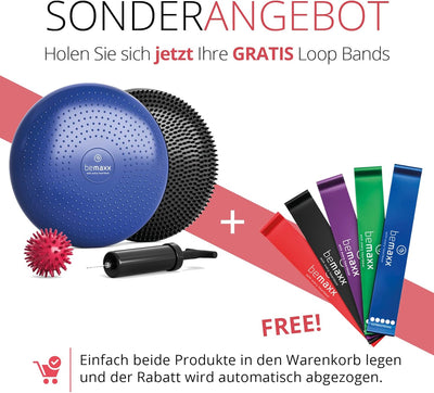 Balance Pad Kissen Balancekissen Balanceboard Balancepad Set XL + Trainings-eBook | Ballsitzkissen B
