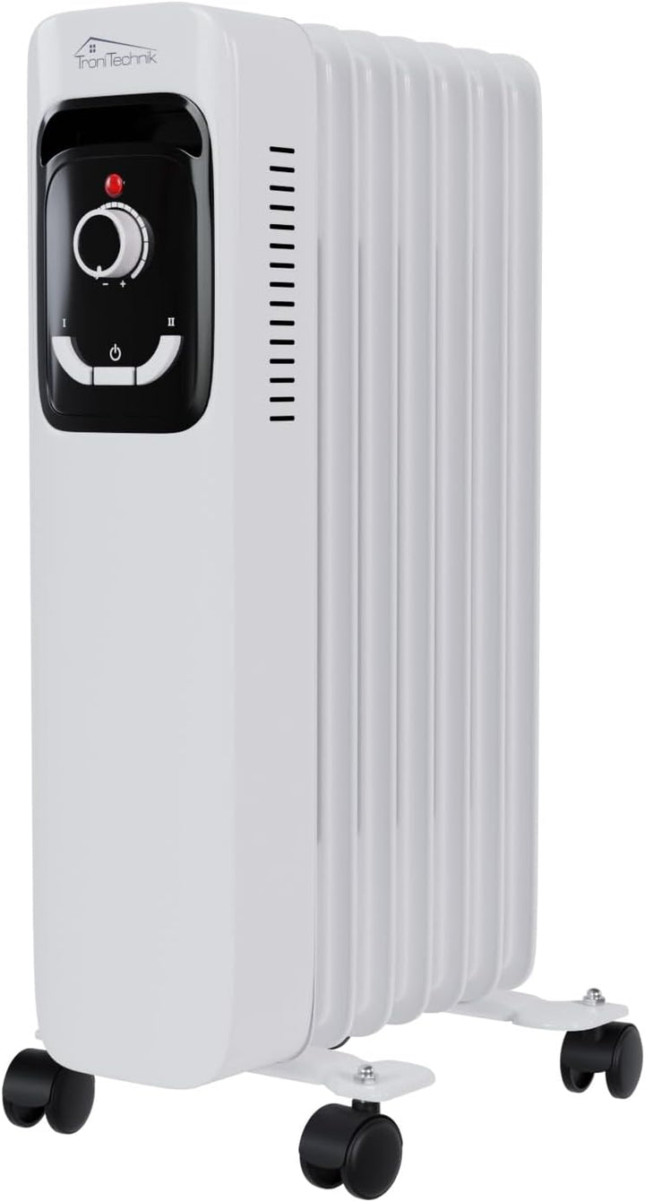 Tronitechnik® Ölradiator TT-OR 207 Elektroheizung Öl-Heizung Radiator 3 Heizstufen 7 Rippen Elektris