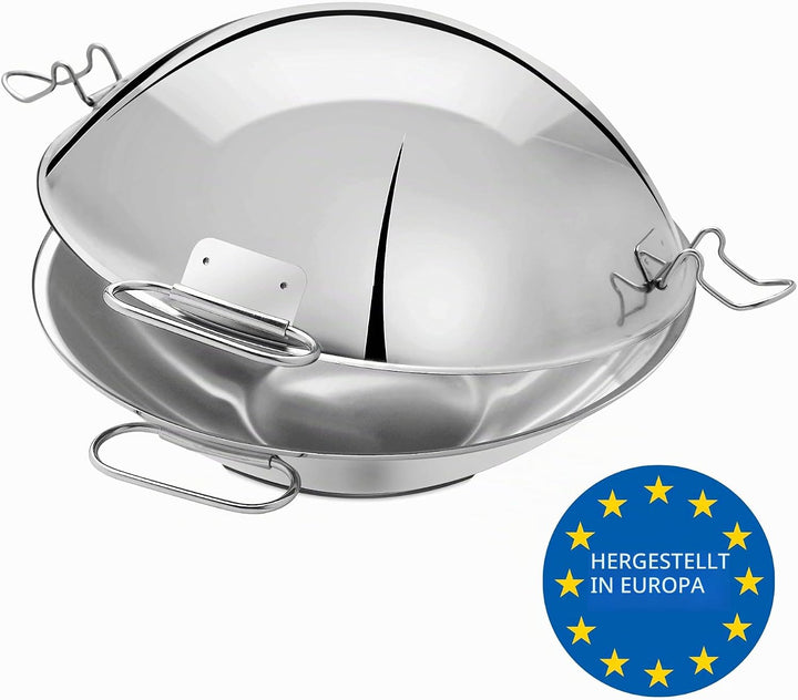 Artame ART32806 Cataplana Schmortopf, Edelstahl, Durchmesser 32 cm