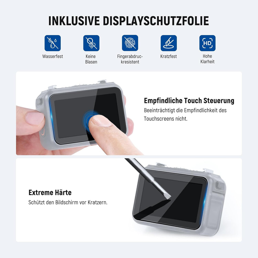 NEEWER Black Diffusion 1/4 Filter Kompatibel mit DJI Osmo Nano, aufschraubbarer Action Cam Objektiv