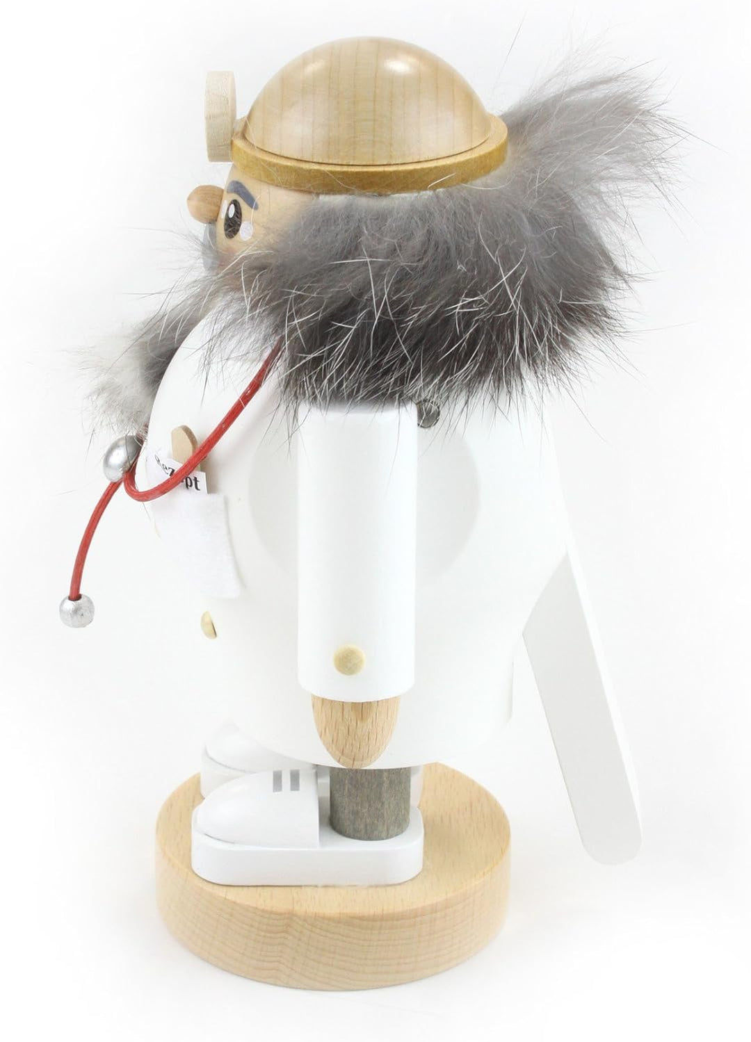 Glässer 12636 Nussknacker Arzt, Handarbeit aus hochwertigen einheimischen Hölzern, Höhe: 15 cm