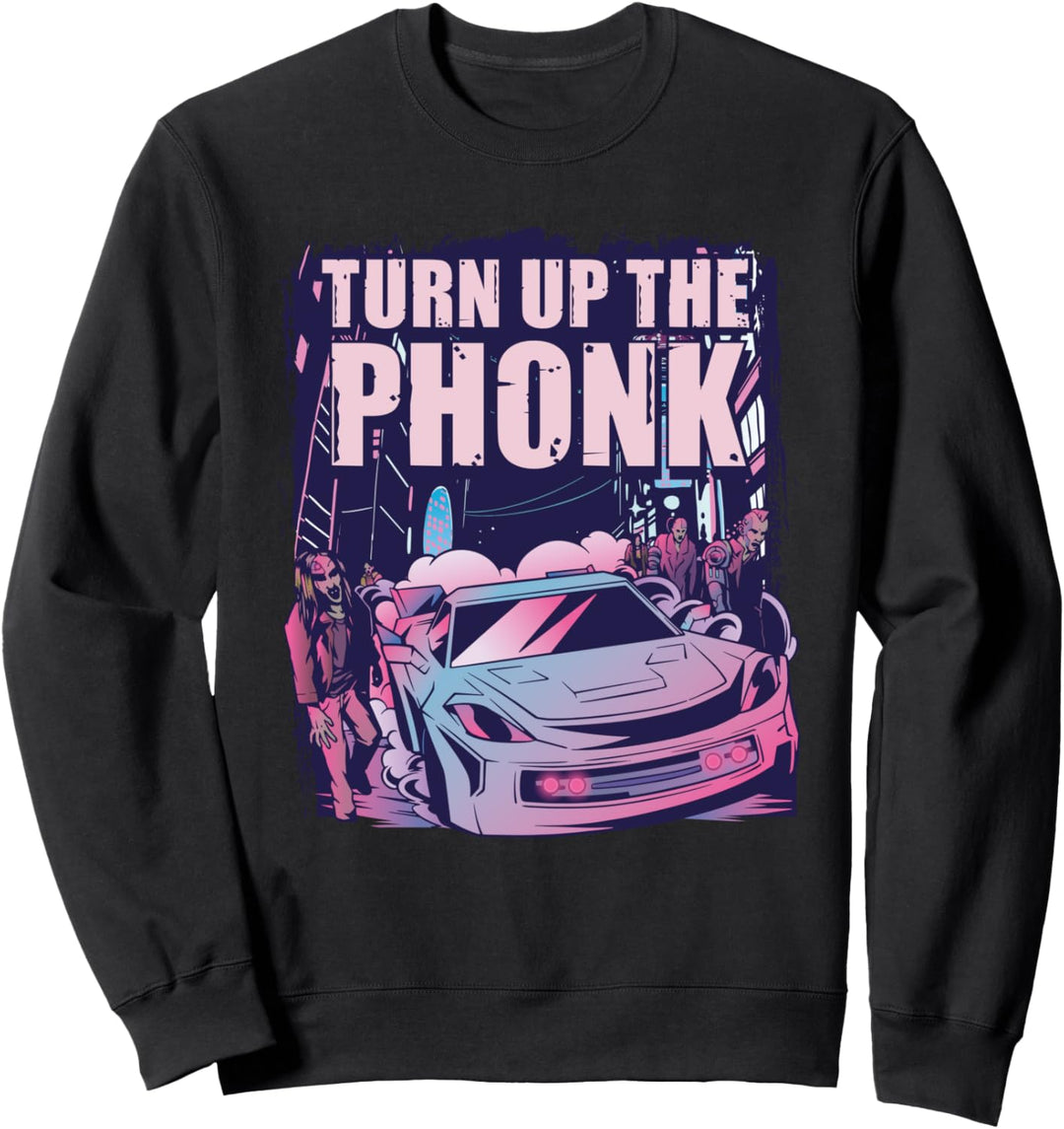 Drehen Sie die Phonk-Musik auf Sweatshirt