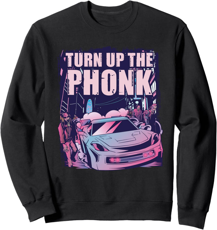 Drehen Sie die Phonk-Musik auf Sweatshirt