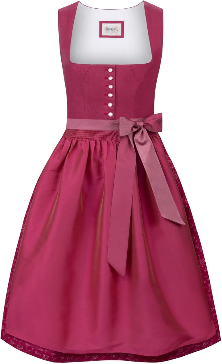 Stockerpoint Damen Dirndl Viano Kleid für besondere Anlässe 34 Beere, 34 Beere