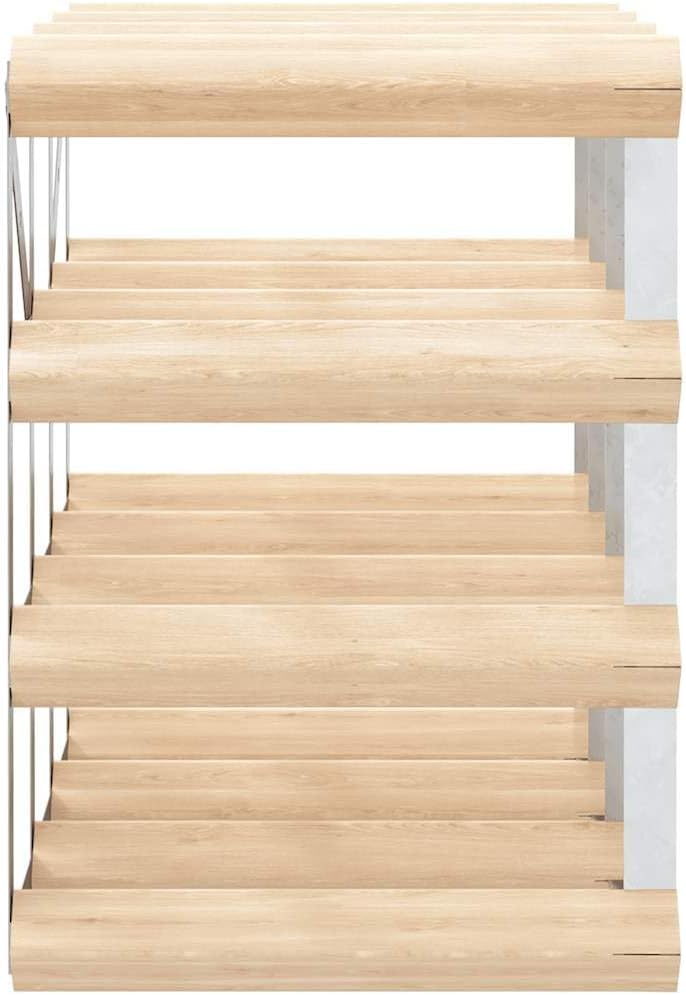 vidaXL Kiefernholz Massiv Weinregal für 12 Flaschen Modern Flaschenregal Flaschenständer Weinschrank