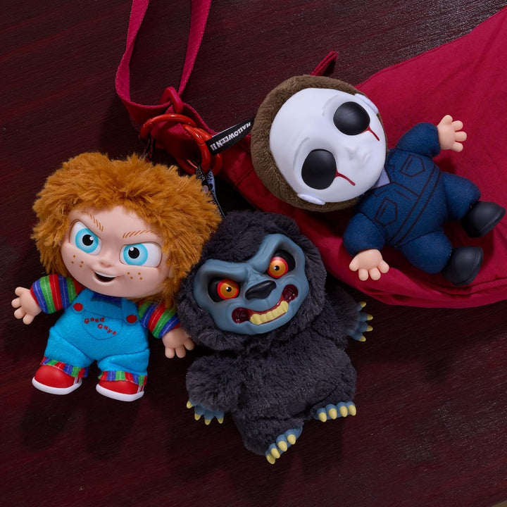 Just Play Tiny Nightmares Fright Face Vinyl Plüschfigur Blind Collectible | Clip-On Horror Plüschfig