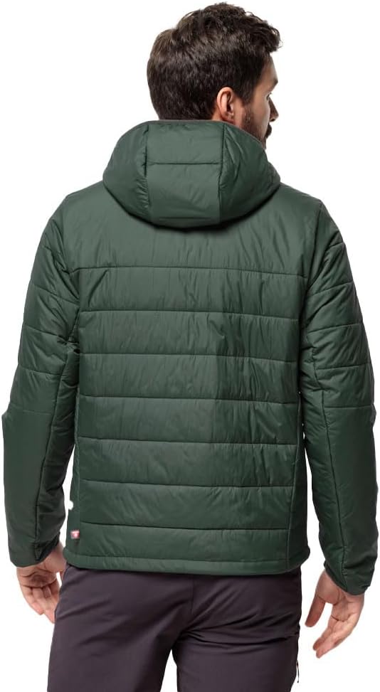 Jack Wolfskin Herren Lapawa Ins Hoody M Jacket XXL black olive, XXL black olive