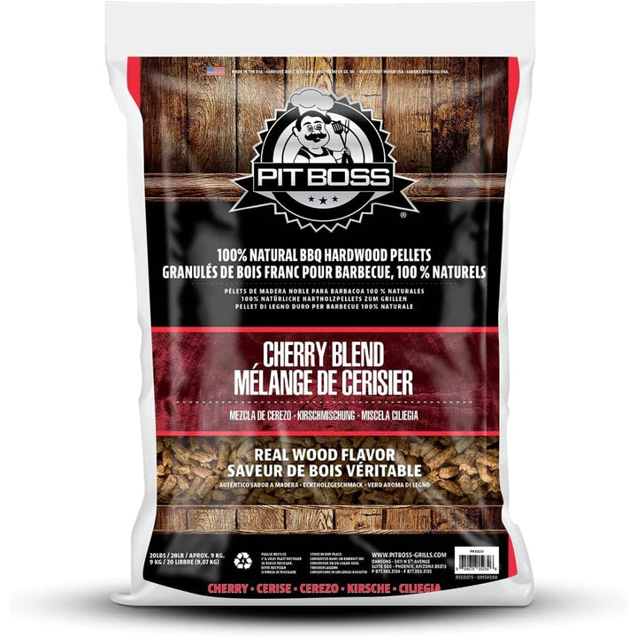 Pit Boss 20 lb Cherry Blend Hardwood Pellets, 9 kg, ohne Zusatzstoffe