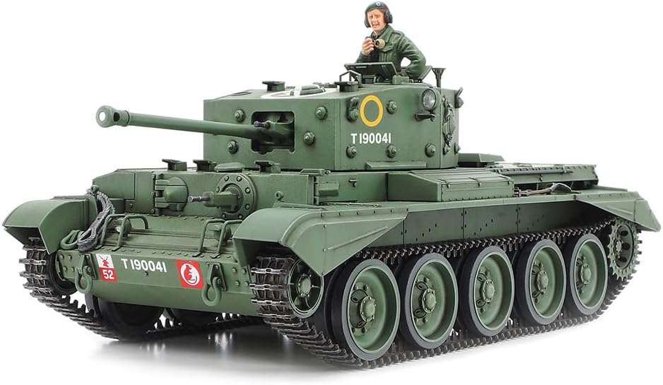 Tamiya 300035221 Spielzeug Militär 300035221-1:35 WWII Britische Panzer Cromwell Mk.IV Cruiser (1),o