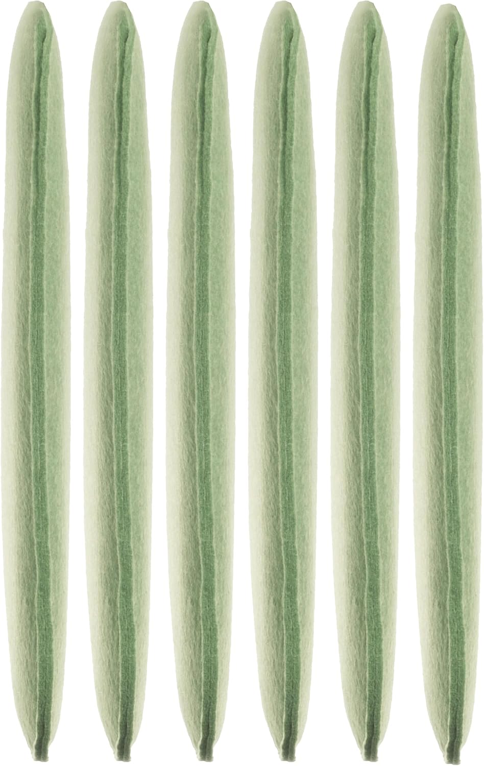 Brandsseller 6er Set Sitzkissen aus Filz 35x35x2 cm – Robuste Stuhlauflagen für innen und aussen, ec