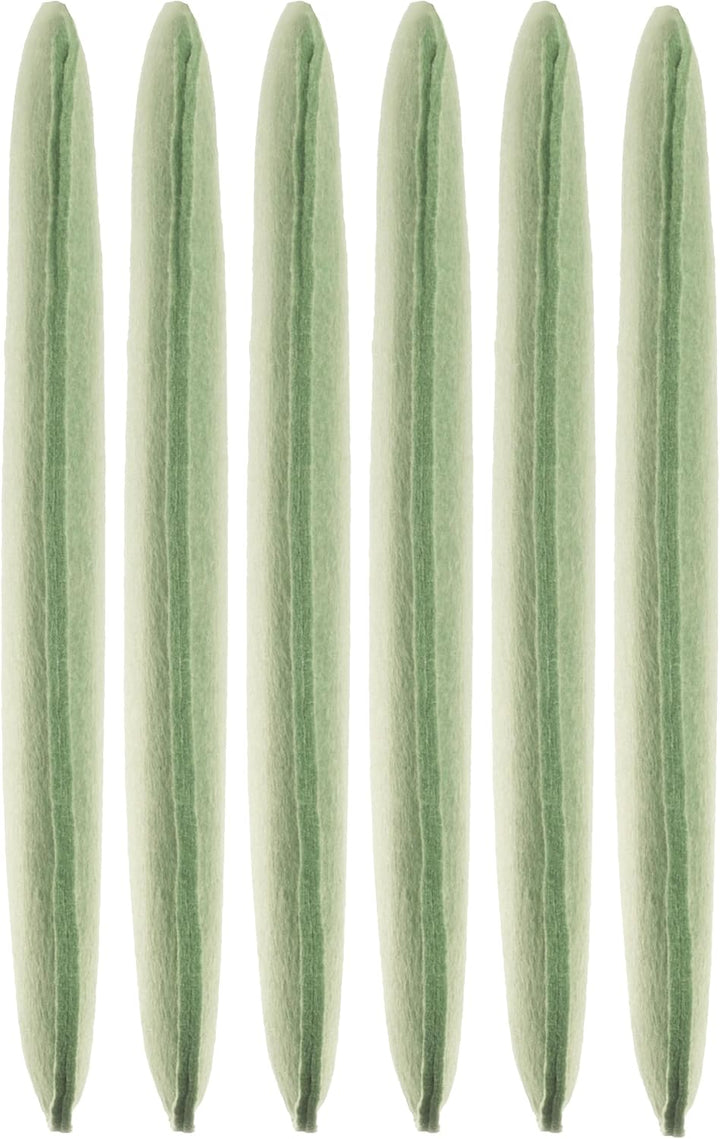 Brandsseller 6er Set Sitzkissen aus Filz 35x35x2 cm – Robuste Stuhlauflagen für innen und aussen, ec