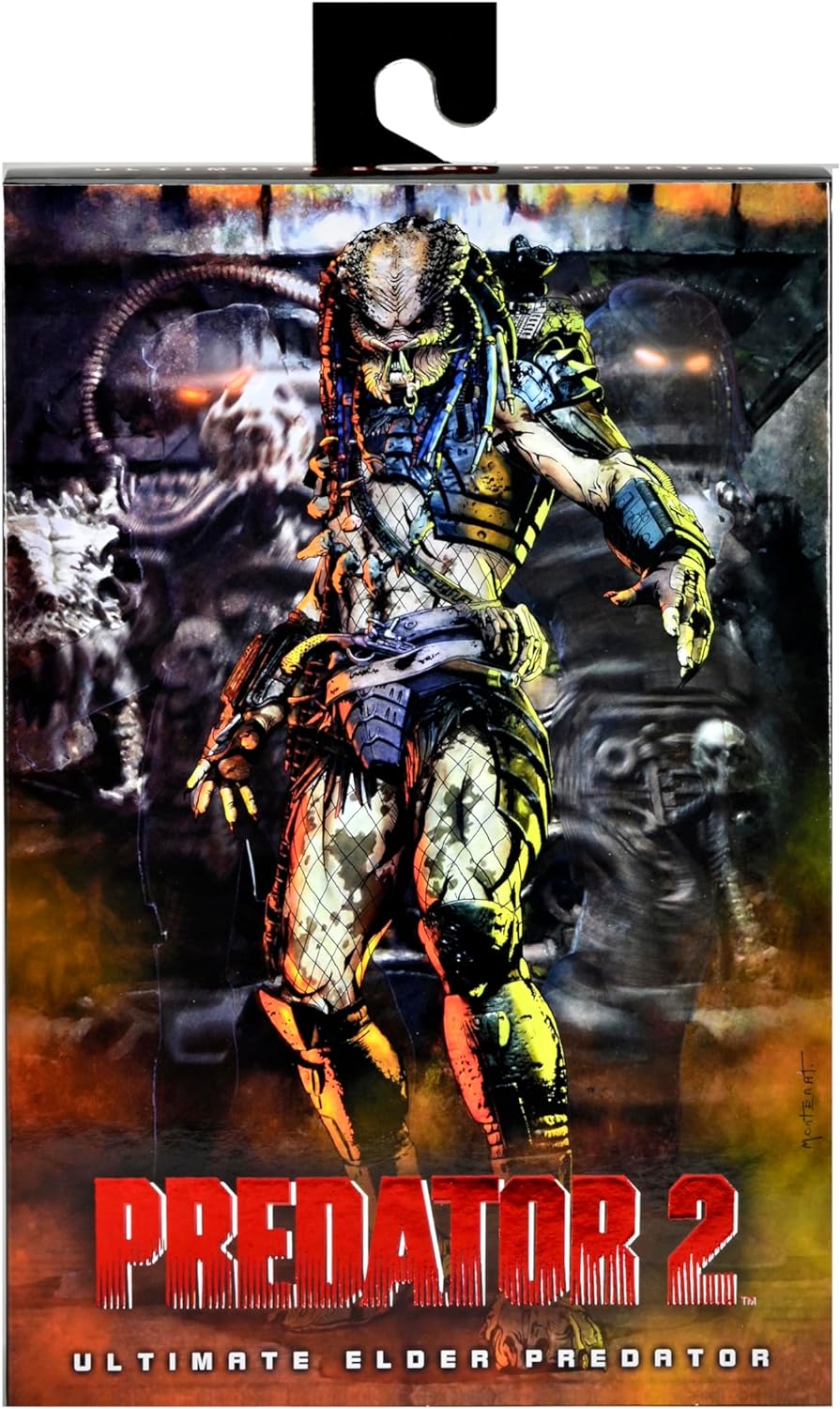 NECA Predator 2-7Ë Actionfigur Ultimate Elder Predator schwarz/blau/grün, 100% Kunststoff, in Gesche