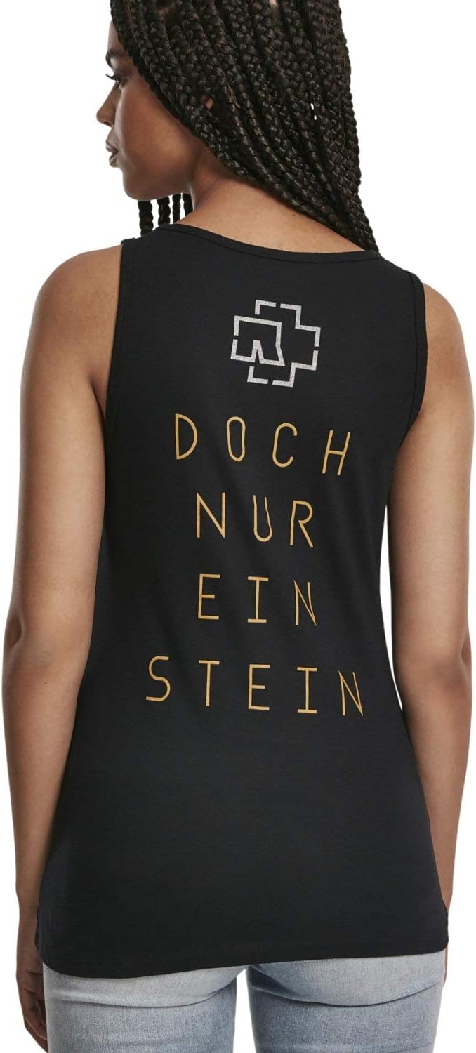 Rammstein Damen Ladies Diamant Tanktop M Schwarz (Black 00007), M Schwarz (Black 00007)