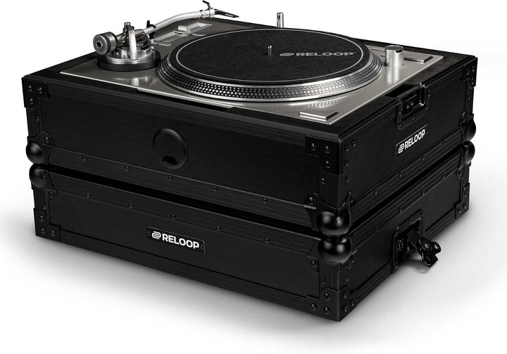 Reloop Premium Turntable Case - Plattenspieler Case mit Butterfly-Verschlüsse, robuste Konstruktion,