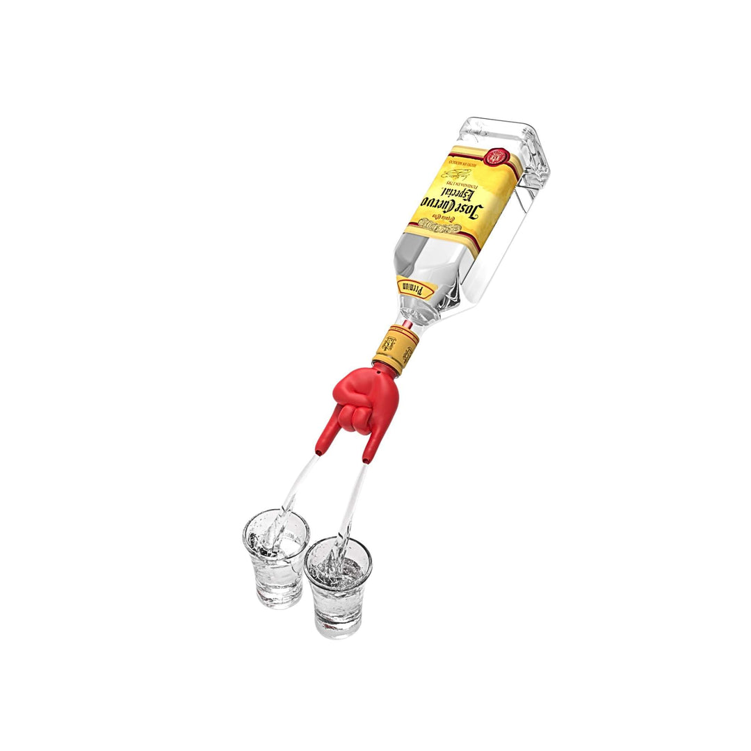 Rock Hand Spirituosen Ausgiesser I Ausgiesser für Ölflasche I Flaschenverschluss aus Silikon