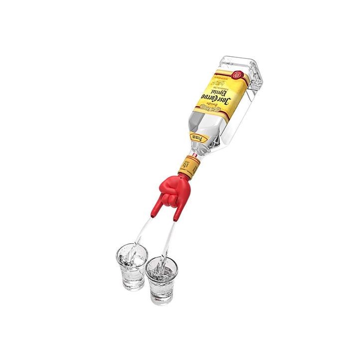 Rock Hand Spirituosen Ausgiesser I Ausgiesser für Ölflasche I Flaschenverschluss aus Silikon