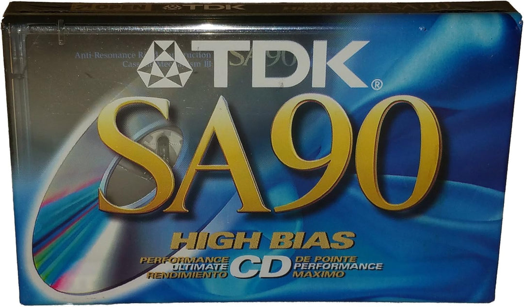 TDK SA 90 Super Avilyn High Bias Ultimate CD Performance Audio-Kassetten – 4 Stück