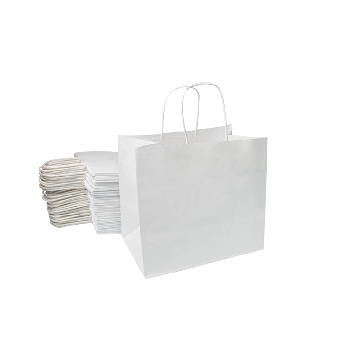 Titre Extiff Einkaufstasche, Zellulose, Weiss, mit Griffen, 26 x 17 x 24 cm, Einkaufstasche, Geschen