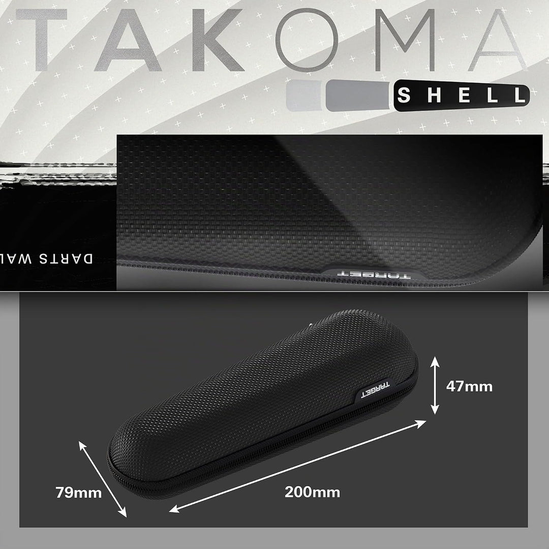 Target Japan Takoma Shell Wallet, Schwarz | Dart-Tasche, Dart-Aufbewahrungsbehälter, hält 3 vollstän