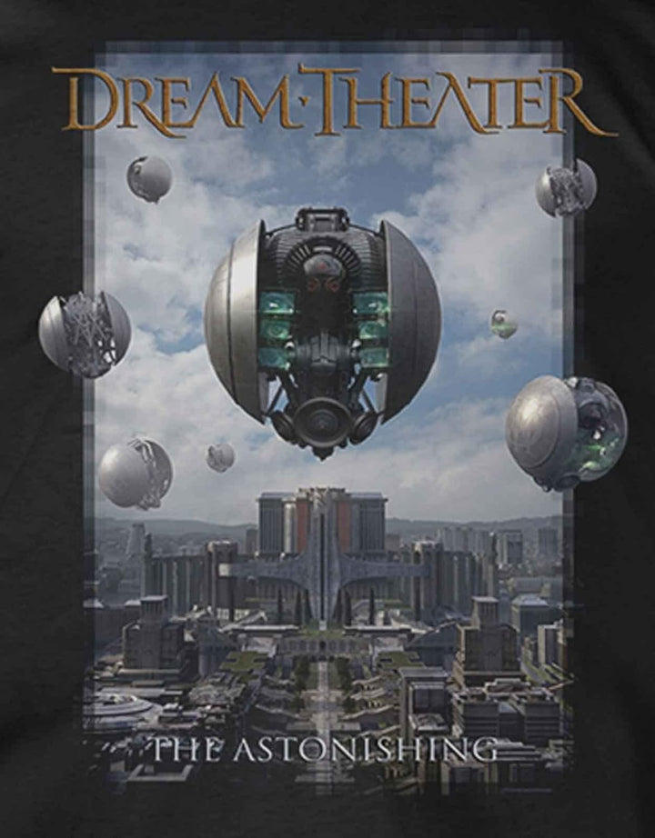 Dream Theater T Shirt The Astonishing Band Logo Nue offiziell Herren Schwarz