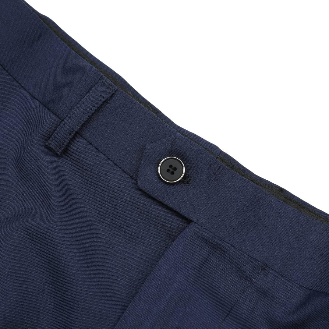 Herren Anzug 3 Teilig Slim Fit Reihe Einfarbig Stoff Business Shawl Kragen Klassisch Tunika, Blau