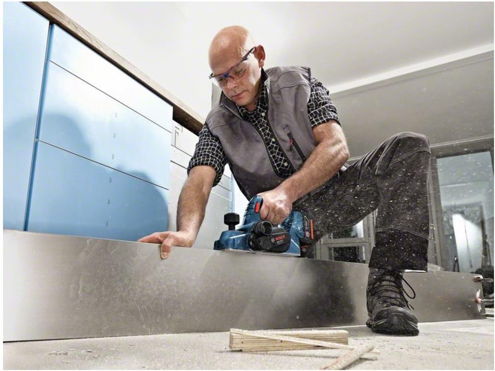 Bosch Professional 18V System Akku Hobel GHO 18 V-LI (ohne Akkus und Ladegerät, in L-BOXX) GHO 18 V-