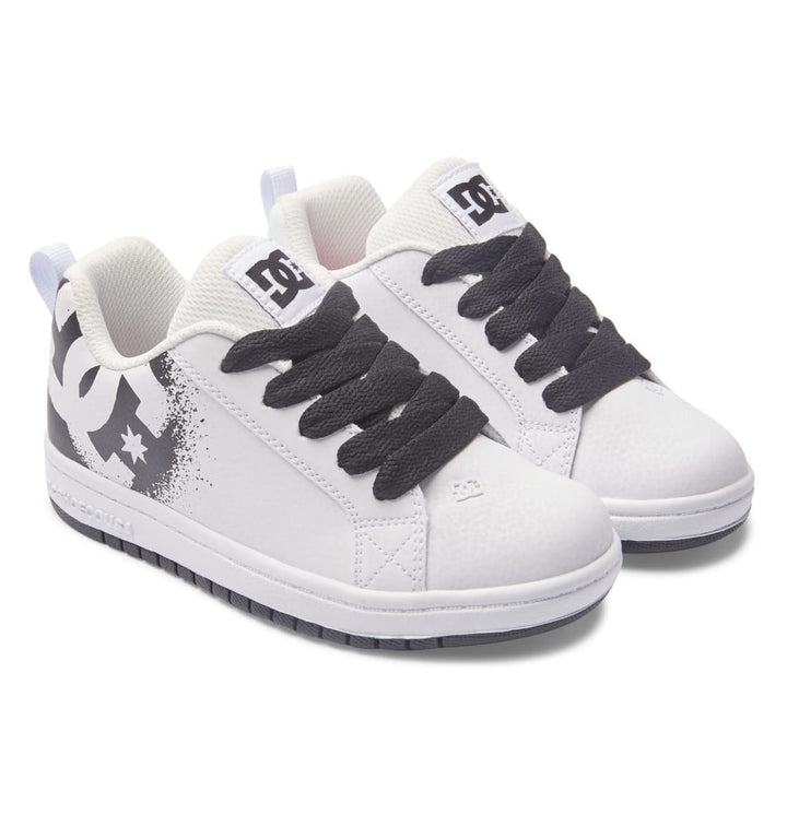 DC Shoes Jungen Court Graffik Skateboardschuhe 29 EU Black Stencil, 29 EU Black Stencil
