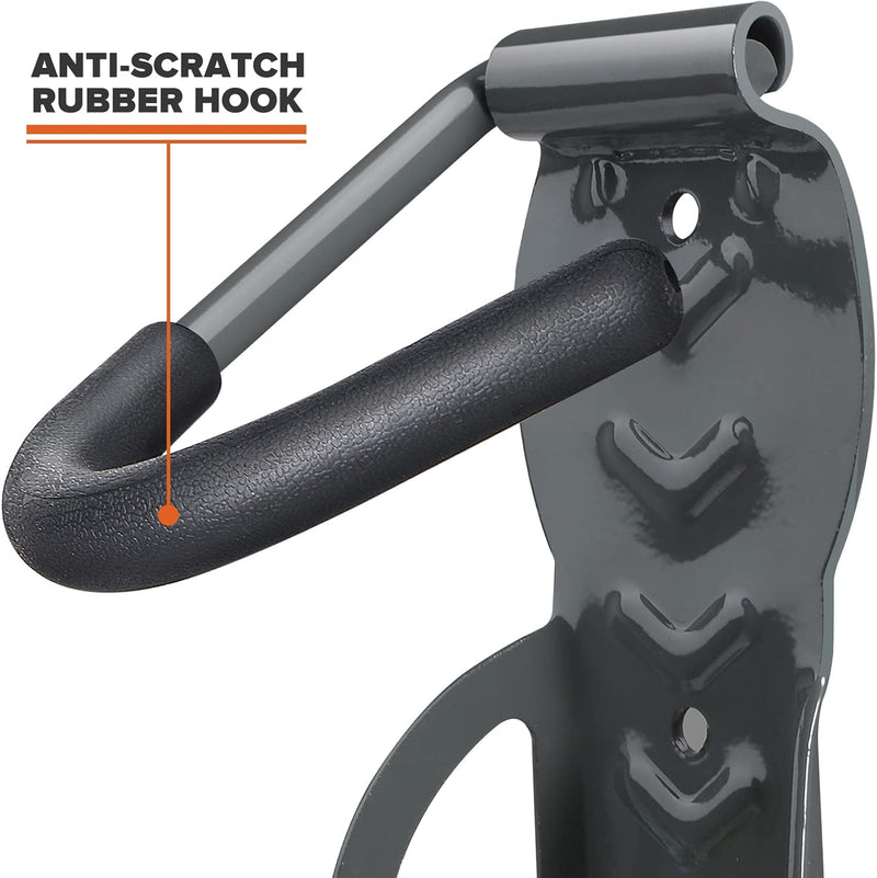 LYCAON Wand Fahrradhalter (Ultimate Grey) Stahl Fahrrad Wandhalterung, Fahrrad Haken, Fahrradständer