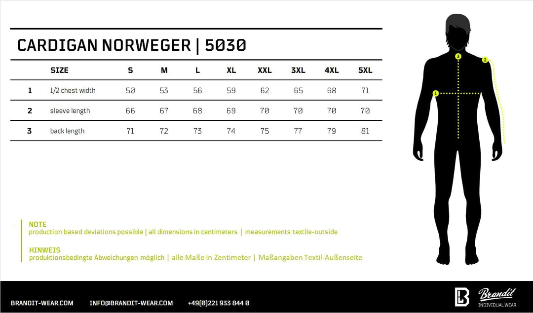 Brandit Norweger Armee Cardigan Jacke Army Pullover Winter Outdoor Winterjacke XL Schwarz, XL Schwar