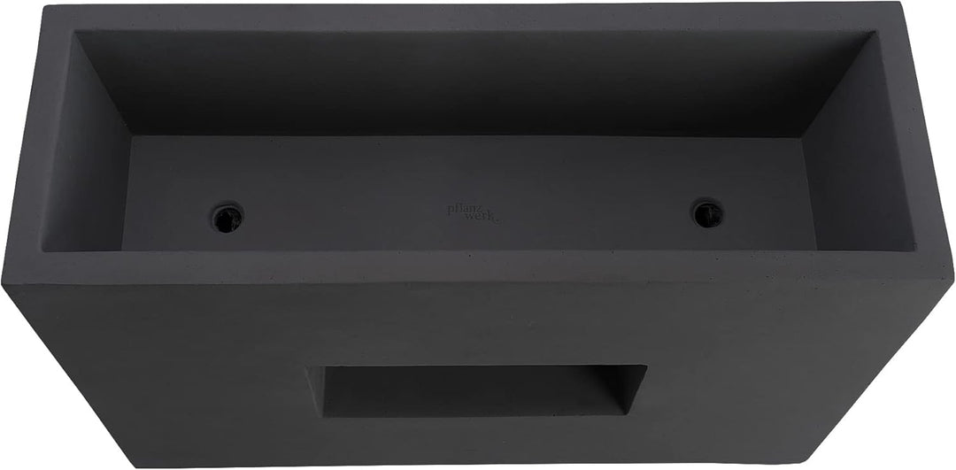 Pflanzwerk® Pflanzkübel Vista Anthrazit 52x75x27cm *Frostbeständiger Blumenkübel* *UV-Schutz* *Quali