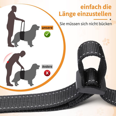 Hundegeschirr Hunde Tragehilfe Einstellbar Gehhilfe Hund Treppe Hund Hinten Lift Support Geschirr Kl