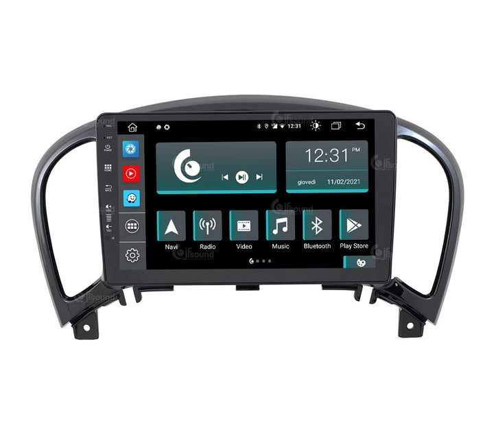 Personalisiertes Autoradio für Nissan Juke mit GPS und Einzelkamera serienmässig Android GPS Bluetoo