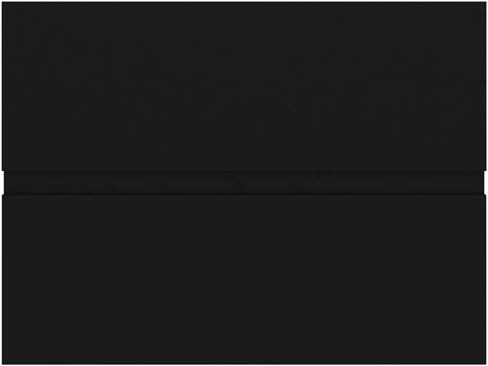 puraday Waschbeckenunterschrank Schwarz Einbauwaschbecken Waschbeckenunterschrank HäNgend BadmöBel S